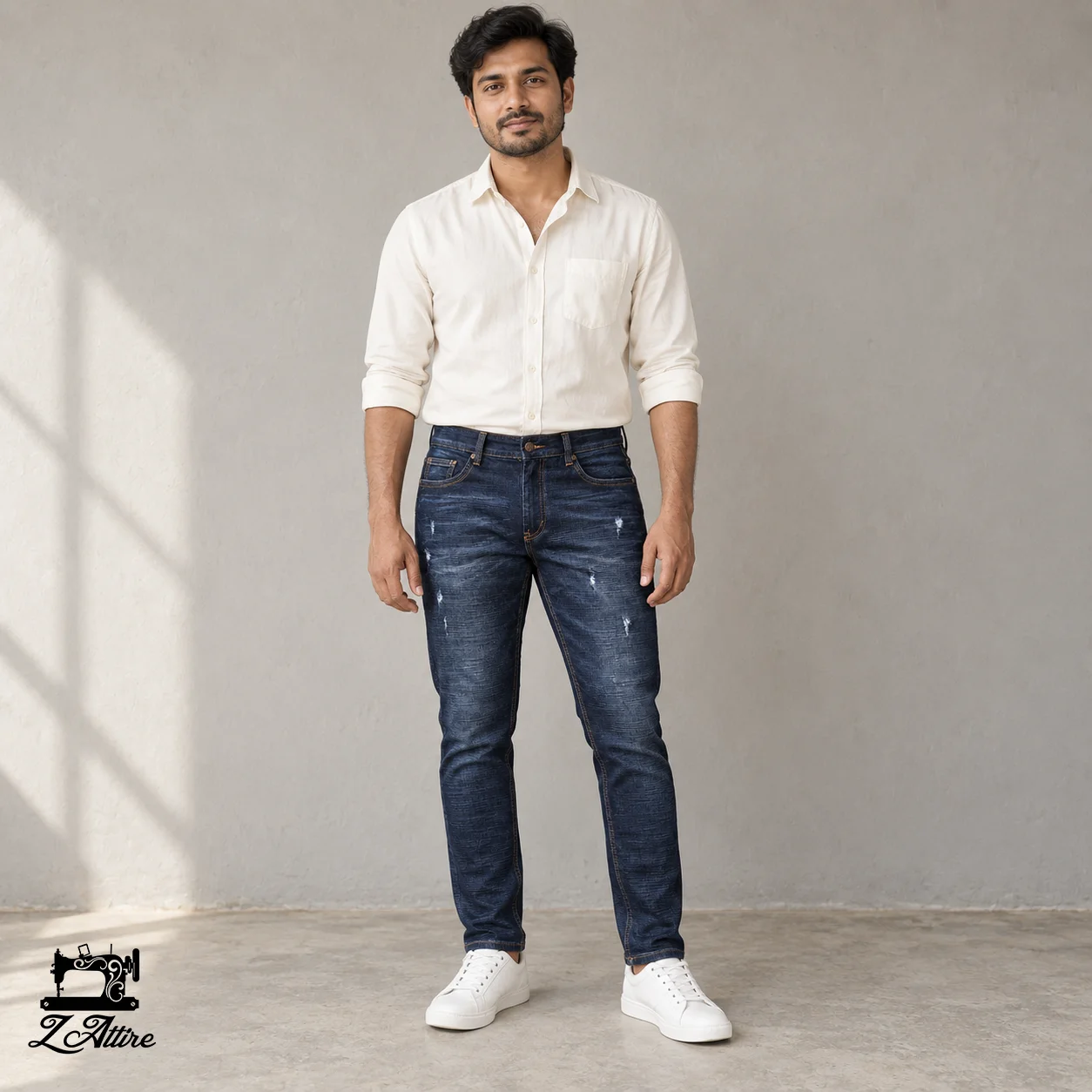 6 Export Quality Denim Jeans - Image 1