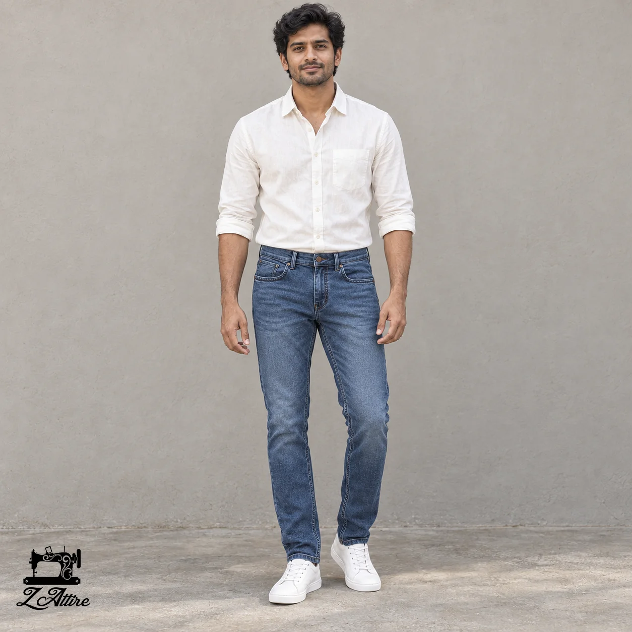 6 Export Quality Denim Jeans - Image 1