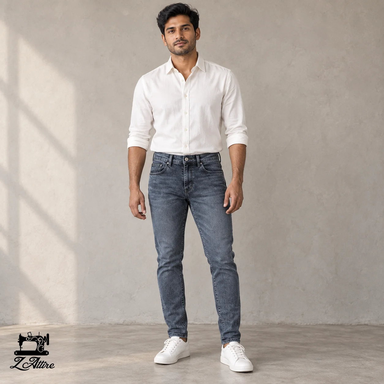 6 Export Quality Denim Jeans - Image 1