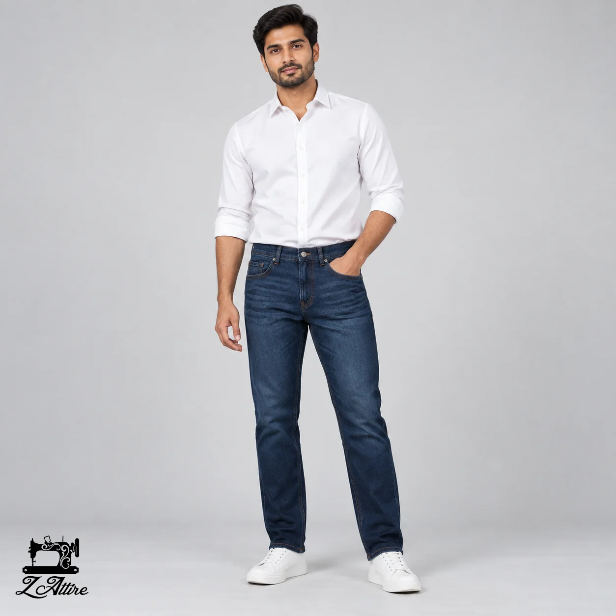 6 Export Quality Denim Jeans - Image 1