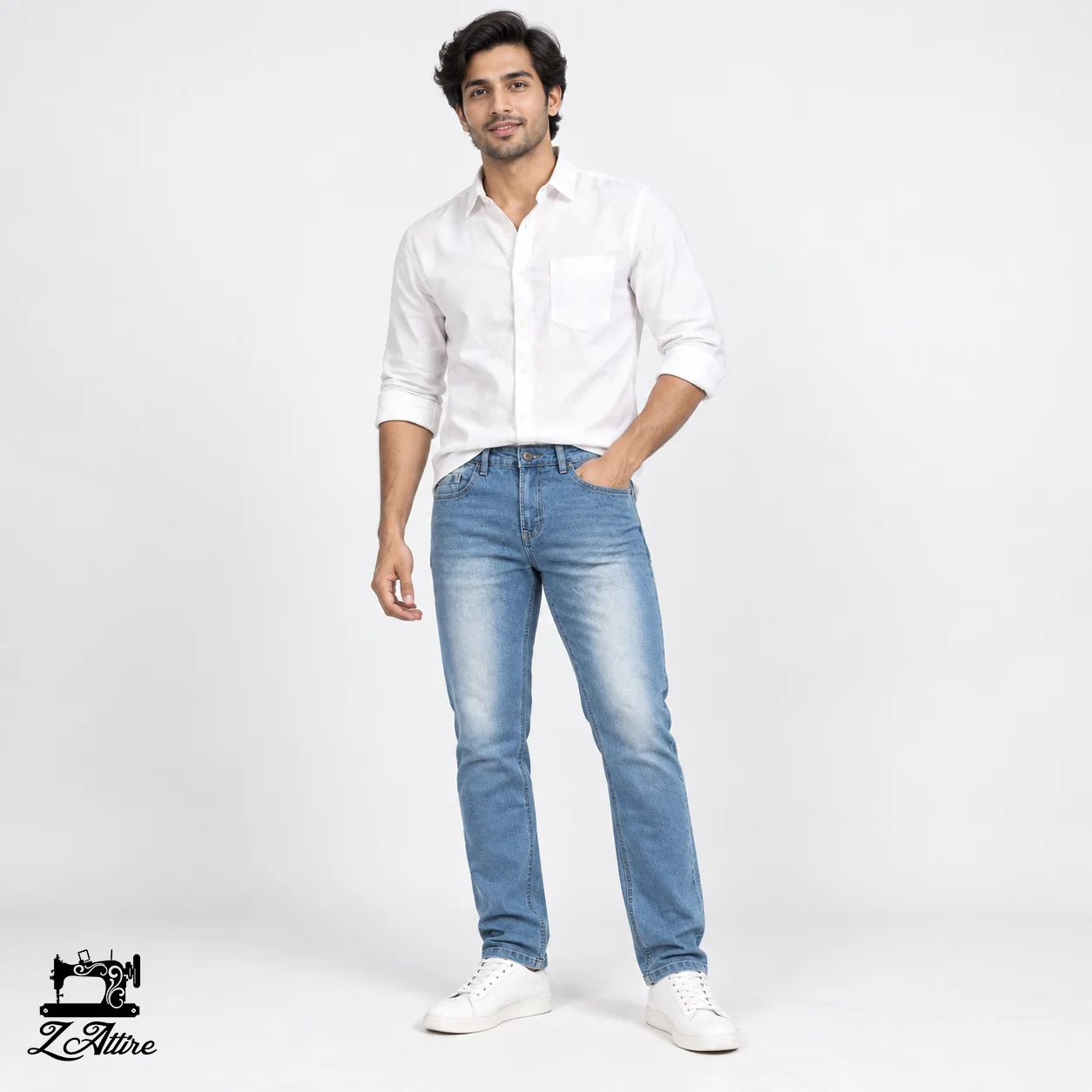6 Export Quality Denim Jeans - Image 1