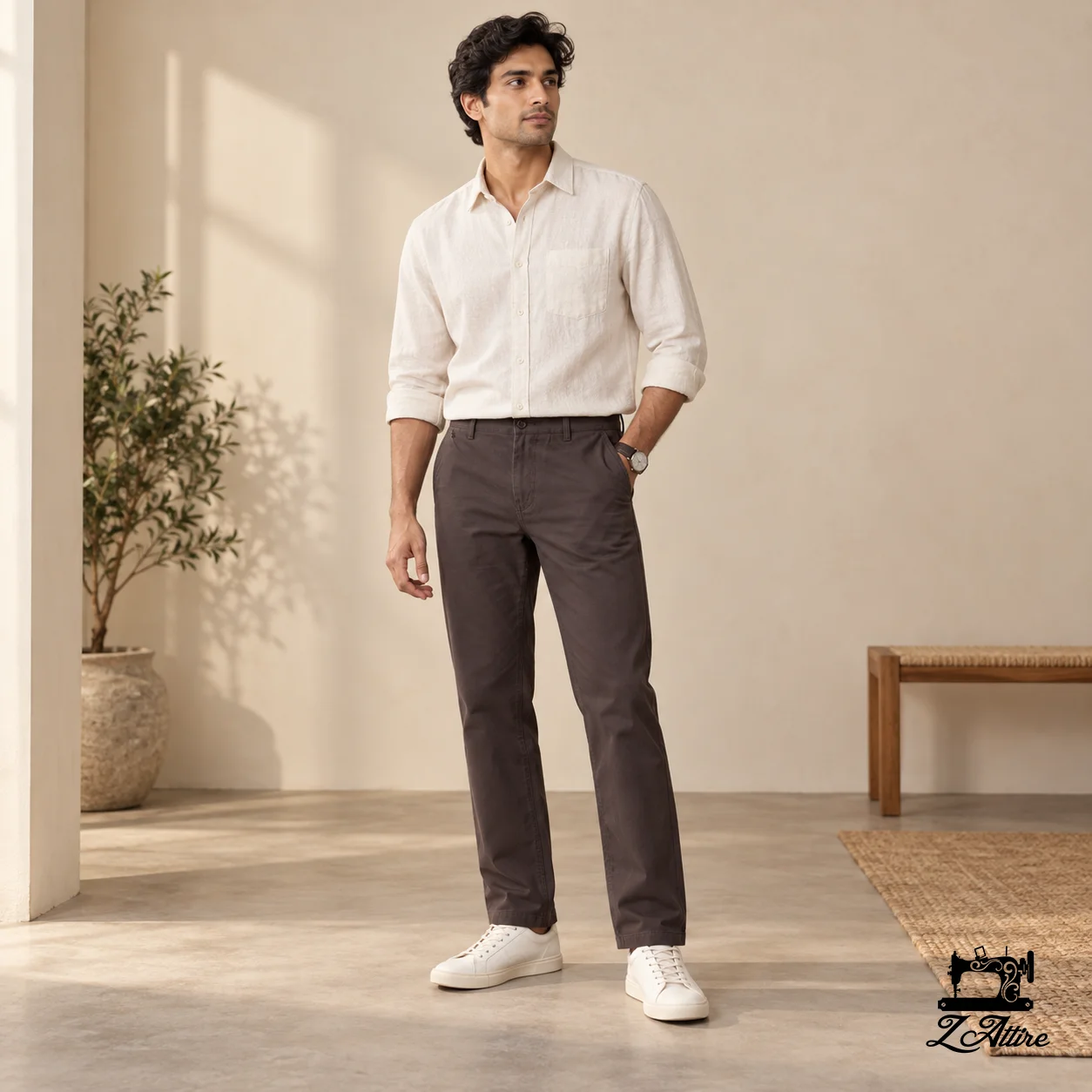 6 Premium Quality Gabardine Pant - Image 1