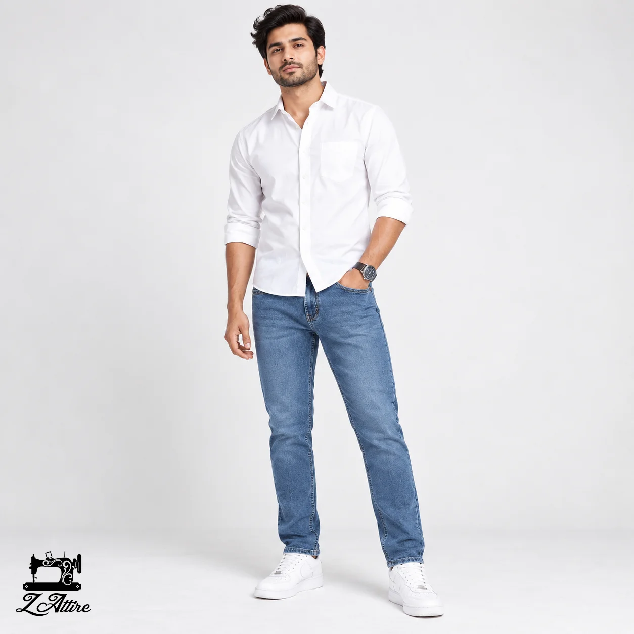6 Export Quality Denim Jeans - Image 1